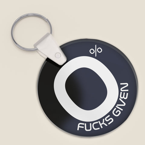 Zero Percent Keyring