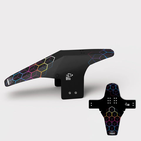 Geo Whippet Mountain Bike Mudguard - Ratherberiding | Custom Stemcaps and Mudguards