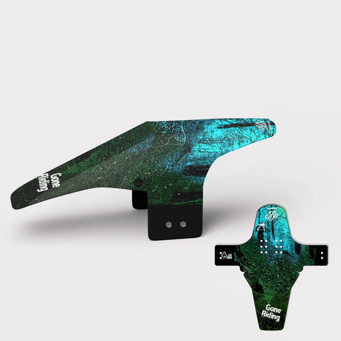 Gone Riding Whippet Mountain Bike Mudguard - Ratherberiding | Custom Stemcaps and Mudguards