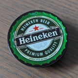 Full face Topcap Stemcap with a photo of  a beer cap as the image