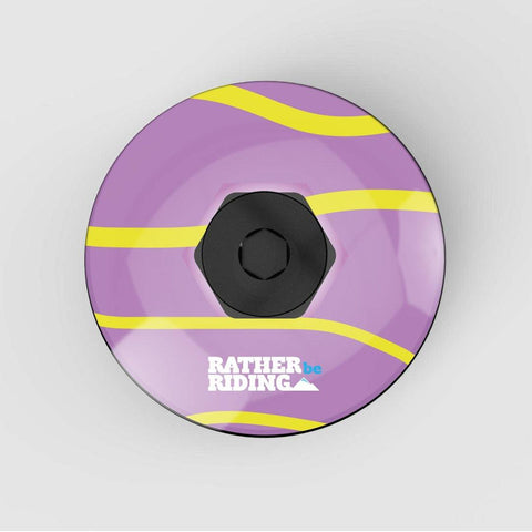 Party Ring Headset Stem Cap | Top Cap - Ratherberiding | Custom Stemcaps and Mudguards