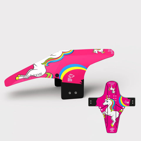 Trail Princess Whippet Mountain Bike Mudguard - Ratherberiding | Custom Stemcaps and Mudguards