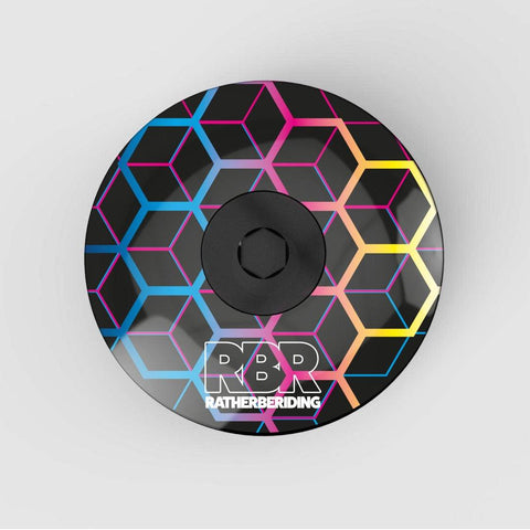 GEO Headset Stem Cap | Top Cap - Ratherberiding | Custom Stemcaps and Mudguards
