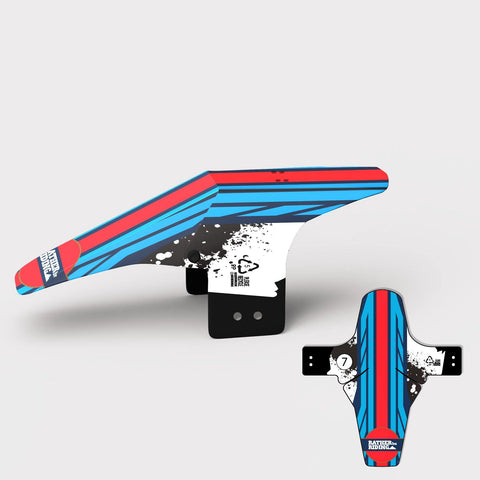 Italian Racing Whippet Mountain Bike Mudguard - Ratherberiding | Custom Stemcaps and Mudguards