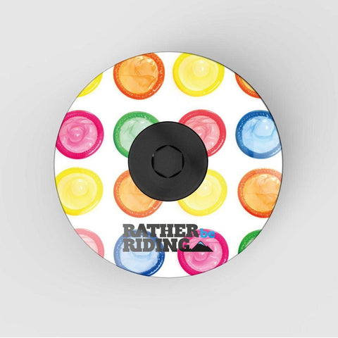 Keep Safe Headset Stem Cap | Top Cap - Ratherberiding | Custom Stemcaps and Mudguards