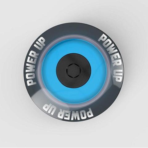 Power Up Headset Stem Cap | Top Cap - Ratherberiding | Custom Stemcaps and Mudguards