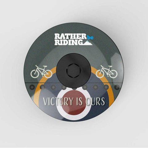 Spitfire Headset Stem Cap | Top Cap - Ratherberiding | Custom Stemcaps and Mudguards