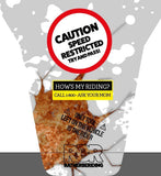 My Van Whippet Mountain Bike Mudguard - Ratherberiding | Custom Stemcaps and Mudguards