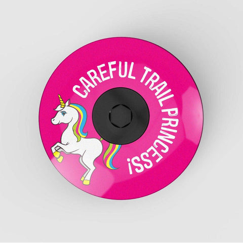 Trail Princess Headset Stem Cap | Top Cap - Ratherberiding | Custom Stemcaps and Mudguards