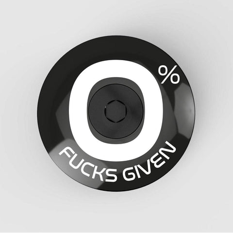 Zero Percent Headset Stem Cap | Top Cap - Ratherberiding | Custom Stemcaps and Mudguards