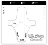 Custom Printed MotoX Mudguard - Ratherberiding | Custom Stemcaps and Mudguards